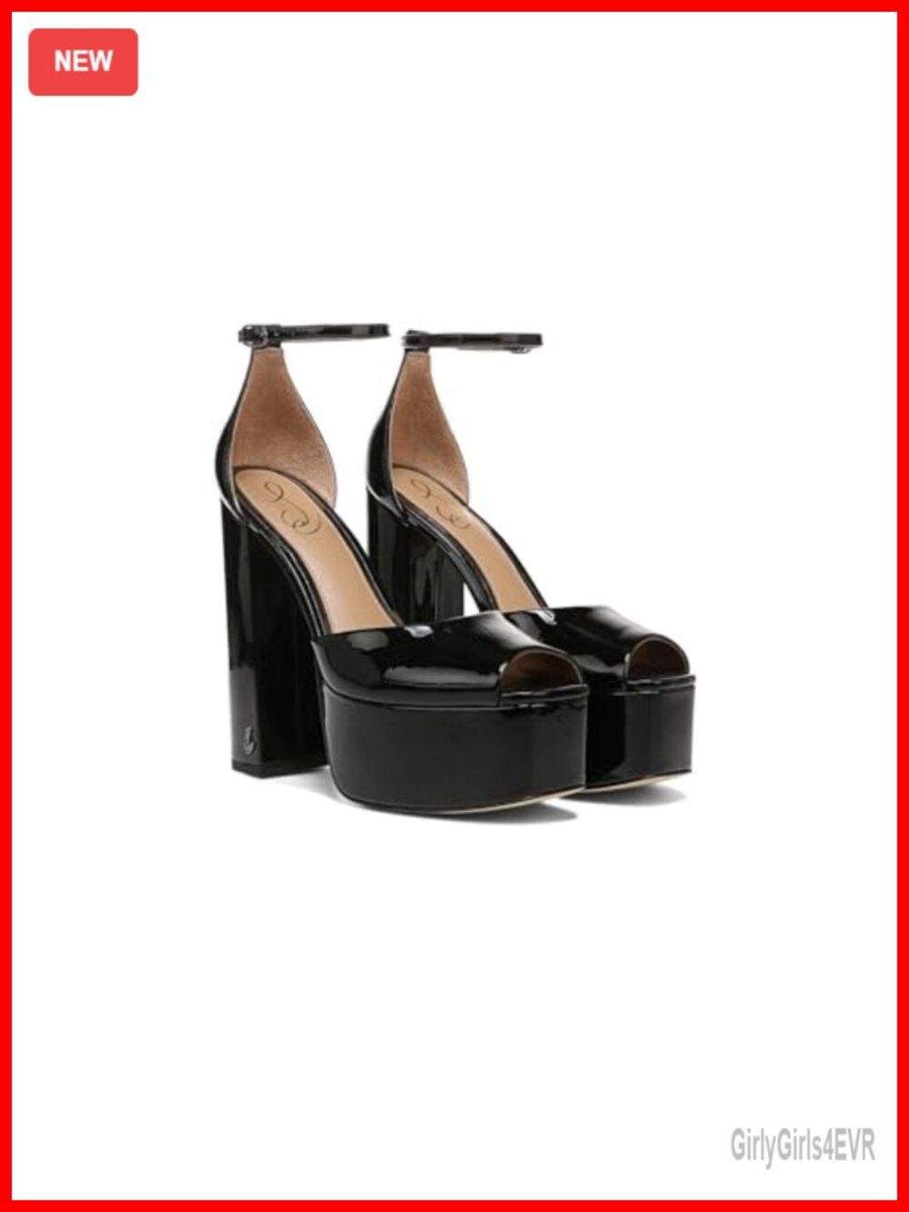 Platform Peep Toe Ankle Strap Heeled Sandals for Women Wedding Dress Shoes
